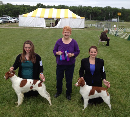 Ellie and Trace at Kalamazoo Show